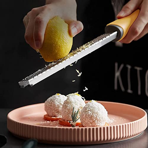 iNeibo Zester-Reibe – Edelstahl Käsereibe für Parmesan und mehr