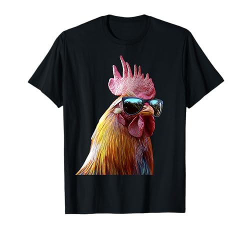 Gallo Pollo Papa Padre Gallinero Granjero Gallinas Camiseta
