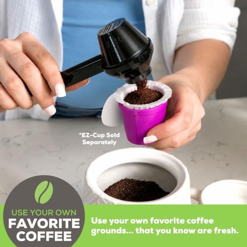 Image of Perfect Pod EZ-Cup Paper Filters with Lid for Reusable Coffee Pods, 200 Ct
