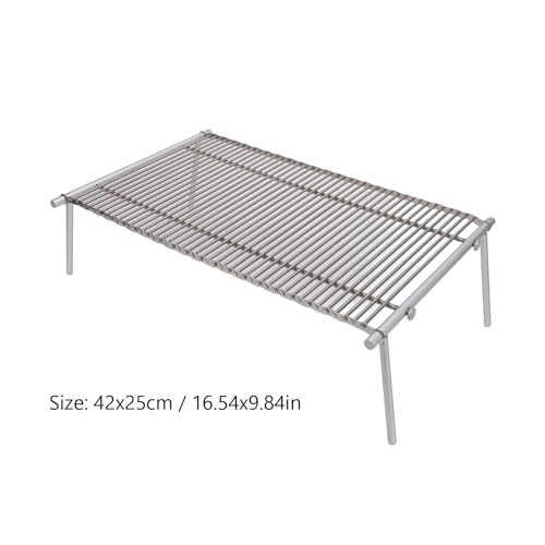 Przenośny stół kempingowy ze stali nierdzewnej składany stolik z boczną torbą Hoo & Sto Bag Cact Stół na zewnątrz do wędkowania BBQ Patio i Tailgating