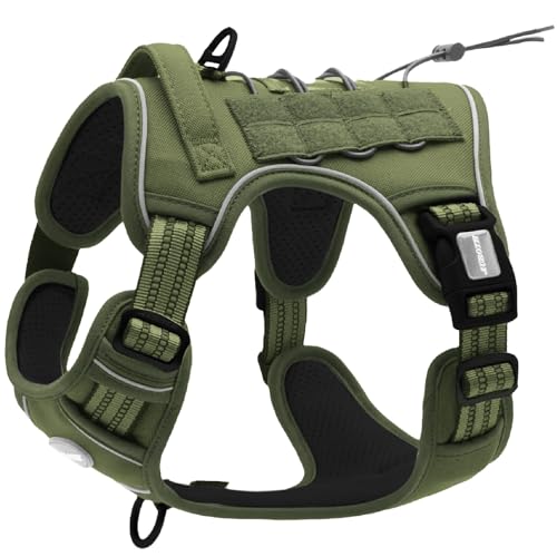 Image of AUROTH Dog Harness for Small Medium Dogs, Tactical No Pull Dog Vest