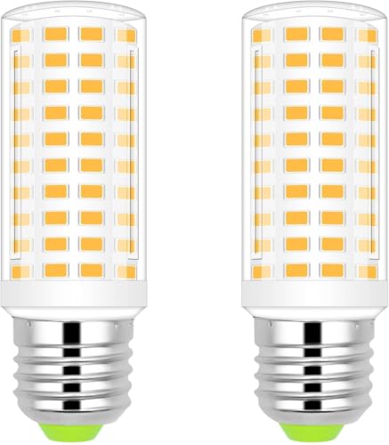 TRIJZHOU 2 Pack E27 LED Light Bulbs 10W Equivalent to 100W Halogen Warm White 3000k 1200 Lumen AC 100-256Volt Beam Angle Energy Saving E27 Base Bulb