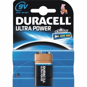 10 x Duracell bateria alkaliczna Ultra Power 9 V Blok