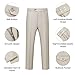WULFUL Men's 2 Piece Slim Fit Suit Set One Button Blazer Jacket Pants Set Champagne
