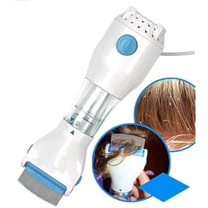Vrishay 240V Electrical Head Lice Comb - Chemical-Free Lice Capture Solution - Kills and Removes Lice - Treatment Vacuum Machine for Head 43 41iWjY8CEYL. SL500 . SS300