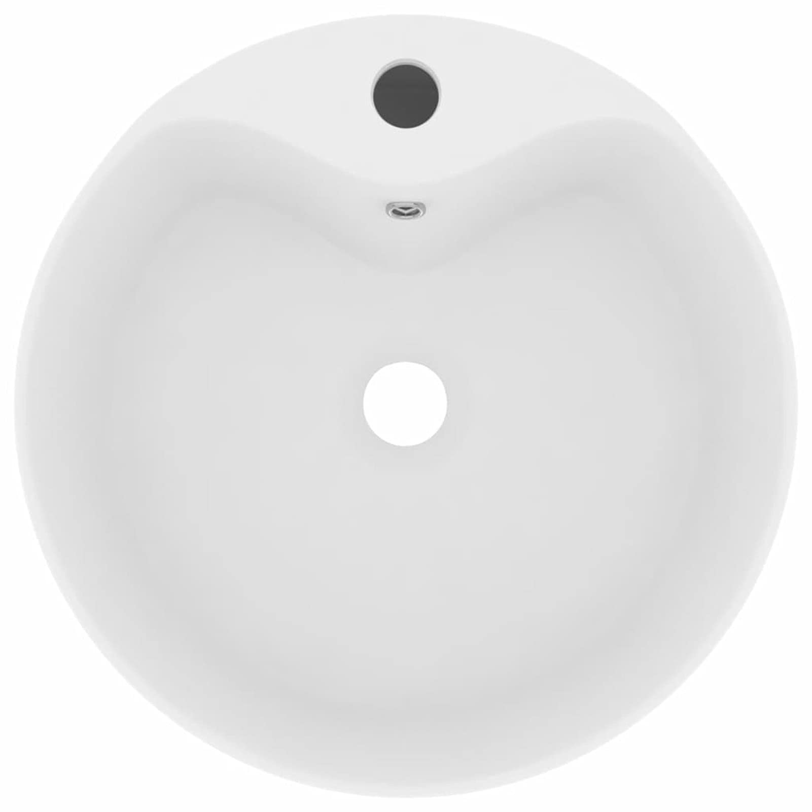 ShGaxin Lavabo Lujo con rebosadero cerámica Blanco Mate 36x13 cm, Fregadero, Lavabo Baño, Lavamanos Baño, Lavatorio Casa De Banho, Mueble Lavabo sobre Encimera