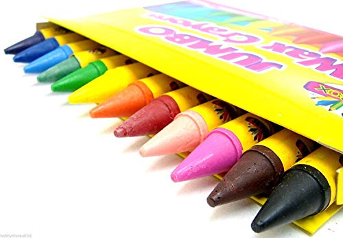 Creall Havo Silky Crayons - 12-Piece 3-in-1 Art Set For Kids Age 4+