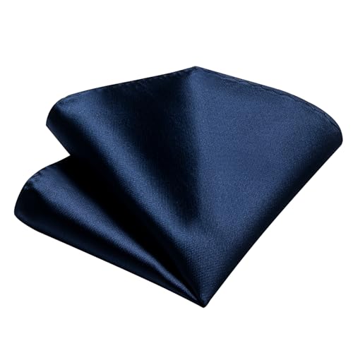 Image of DiBanGu Satin Bow tie Self-Tied Bowtie Set for Men Wedding Prom | Solid Color,Skin-Friendly,Versatile Accessory,Lapel Pin,Pocket Square,Cufflinks,School Dance,Banquet,Dinner,Celebration