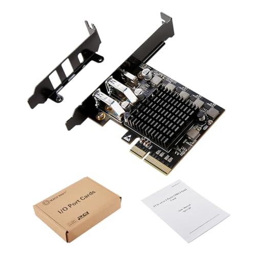 Image of 2 Port USB Type A 3.2 and Single Port USB-C 3.2 Gen 2x2 PCI-e Gen 3 x4 Expansion Card
