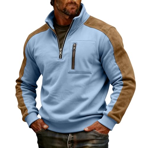 Sweat classique homme confort et douceur absolue manches longues col rond sans capuche