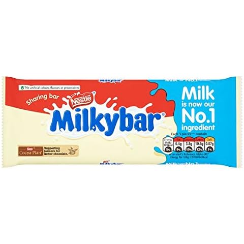 Milkybar White Chocolate Bar 100G Cover