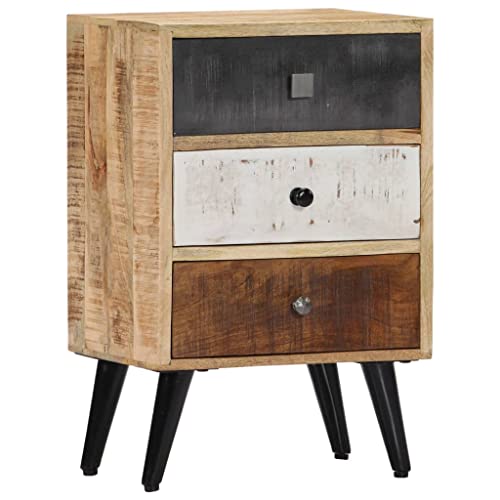 Meuble d'appoint en manguier massif au design rétro et durable - 2