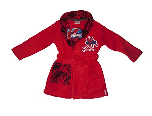 Spiderman - Albornoz - Manga Larga - para niño rojo rosso 7-8 Años