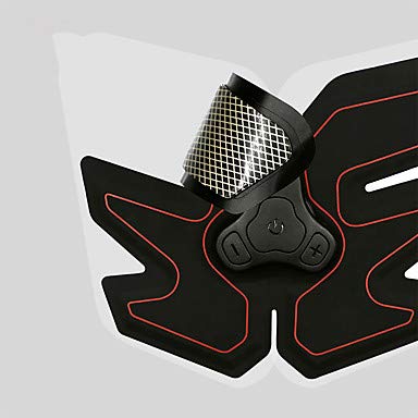 Estimulador de Abdominales Cinturón de tonificación Abdominal EMS Abs Trainer Deportes Silicona PU (Poliuretano) de Resina ABS Ejercicio y Fitness Entrenamiento de Gimnasio Smart Electrónico