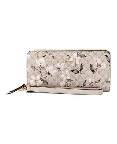 Image of Nine West Women's Lockup 9 Zip Around Wallet With Wristlet