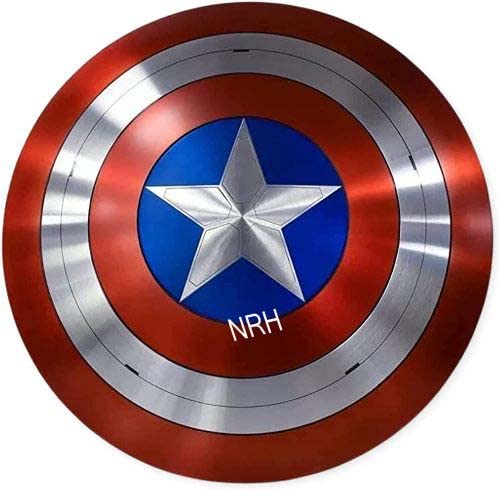 Nautical Replica Hub 22'' Falcon And Winter Soldier Captain Premium Role Play America Shield -Adult Fan -Costume/Collectible, Red