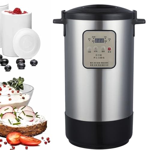 TBLOTYD Yogurt Fermenter, 12L Electric Automatic Intelligent Control Fermentation Machine for Garlic, Yogurt, Pickle, Sweet Rice Wine, Dough