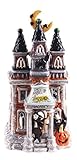 Blue Sky Ceramic Halloween Hotel of Horrors Candle House, Multicolor