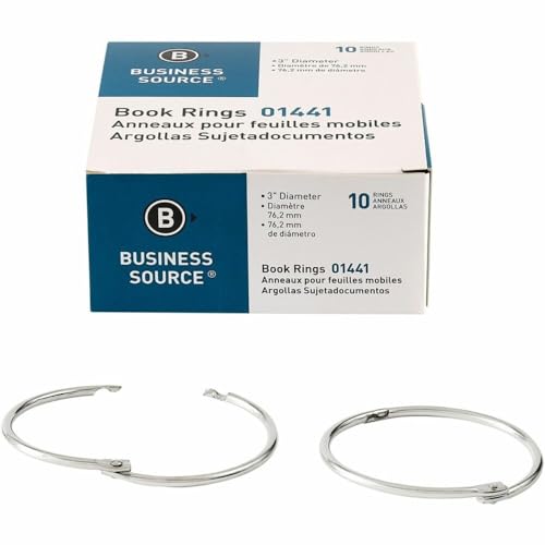Business Source Standard 3In Book Rings