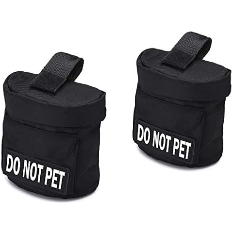 Do Not Pet Dog Vest Saddlebag with Do Not Pet Patches - Do Not Pet Backpack with Patch - Quality Back Pack Pouch with Pockets - Saddle Bag for Therapy or Service Dog in Training (Do Not Pet) Cover
