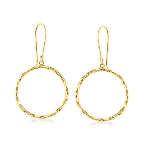 Best Circle Drop Earrings Gold