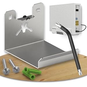 Wandhouder inclusief kabelmanagement voor Fritz Box 6690 en 6591 FritzBox