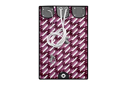 Image of Stylista Washing Machine Cover Compatible for IFB Senator Smart 8 Kg Front-Load Symmetric Pattern Voilet