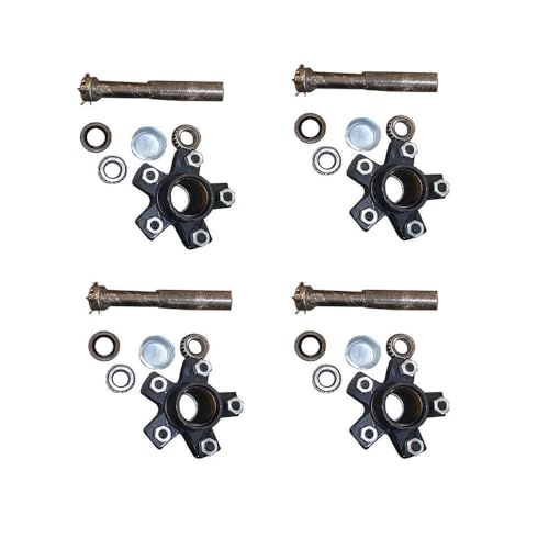 (4) Trailer Axle Kits 2,000 lbs 5 on 4.5