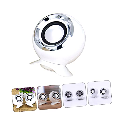 Altavoz de computadora compacto DOITOOL mini altavoces USB para pc de diseño elegante en casa y oficina 6