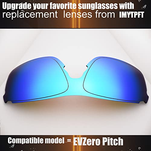 Verres EVZero Pitch bleu titane remplacement verres lunettes soleil