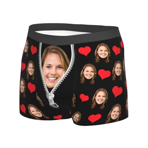 Custom Underwear for Men, Personalized Boxers Briefs with Face, Gifts for Boyfriend & Husband2