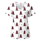 Weihnachten Oberteile Rock Oktoberfest Blusen Sweatshirt Damen XXXL Tunika GrüN Sweatshirt Sweatshirt Zip Hemdkleid Damen Bluse Body Damen Weiß Hoodie Cute Bowling Hemd Weihnachten In F