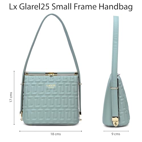 Image of Lavie Luxe Women's Glare25 Frame Satchel Handbag | Satchel Bag For Work | Ladies Purse | Stylish Shoulder Bag | Gift For Women