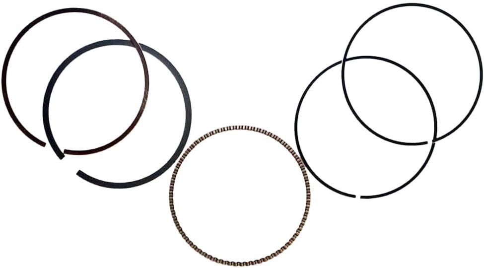 RAREELECTRICAL 84.50Mm Piston Ring Set Compatible With 2000-2008 Yamaha Kodiak 400 Grizzly 400 Yfm400 401Cc Sohc 4-Stroke Standard Bore Utility Atv 5Gh-11603-00-00
