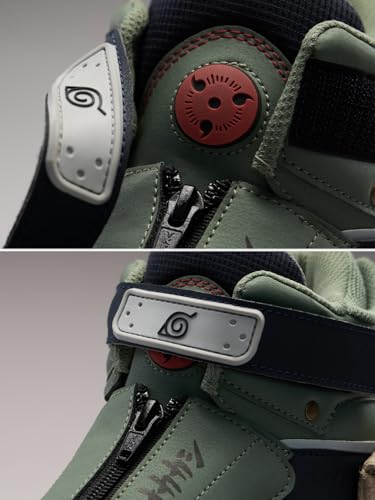 Image of The Souled Store Naruto Shippuden: Sasuke Men and Boys Purple PU Upper Lace Up High Top Sneakers