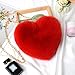 Imagen de Yeenano Bolso De Hombro De Corazón Rojo Bolso En Forma De Corazón De Piel Sintética Bolsos De Hombro De Cadena Suave Creativa Para Mujeres Niñas Para Día De San Valentín Carnaval Viajes Uso Diario
