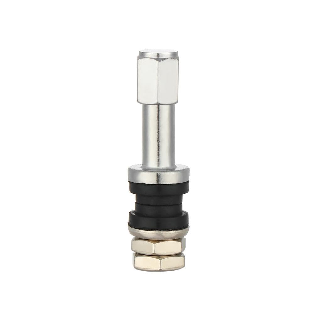 Amazon | 4個セット カータイヤバルブ TR48E タイヤバルブ 全長51mm 穴