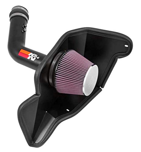 K&N Cold Air Intake Kit: High Performance, Guaranteed to Increase Horsepower: Fits 2015-2017 FORD (Mustang) 69-3536TTK