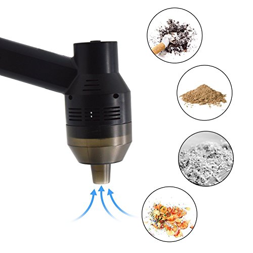 USB Cleaner,SAMMID Mini Multifunctional Computer Vacuum Cleaner,Cleaning Kits Tools for Keyboard, Car Device, Telephone, Printer, Camera Equipment - Black - Thumbnail 2