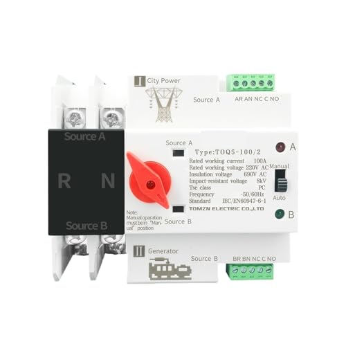 Inverseur de source ATS automatique 125A 110V pour une alimentation ininterrompue