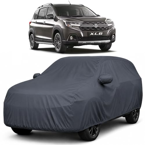 Image of Autofact Premium Car Cover for XL6 2019-2022 | All Weather Waterproof Full Body Car Cover | Light-Weight Triple-Stitched Outdoor Shield with UV Protection, Dustproof & Heat-Resistant