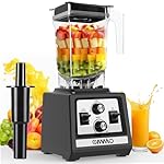 OMMO Blender for Smoothies: 1800W Peak Blenders for Kitchen, 68oz BPA-Free Pitcher, Timer & Speed Control, 6 Stainless Steel Blades, Dishwasher Safe Blender for Ice Crush/Smoothies/Frozen Drinks/Puree