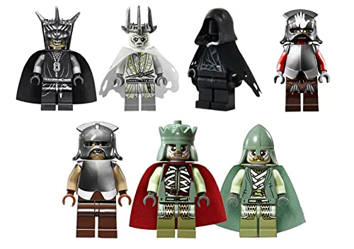 HQSGDMN 7-teilige Mini-Figuren Adventskalender-Sammlung Mini-Figuren-Set Serie Custom Collectable Mini Figure Kompatibel…
