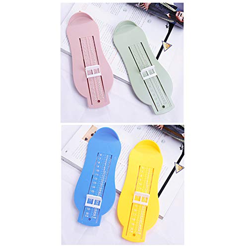 JGONas Voetmeter, peuters peuters voetmeter babyschoenen passende maat meetliniaal gereedschap roze - Image 4