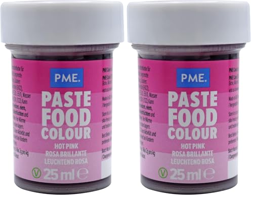 PME Colorante en Pasta Rosa Intenso 25 g (Paquete de 2)
