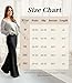 ZOOSIXX Wide Leg Palazzo Pants for Women - High Waist Casual Beach Lounge Pants Loose Dress Stretchy Trousers