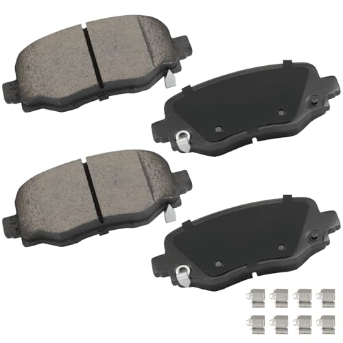 Image of cciyu D1734 Rear Ceramic Disc Brake Pads Kit For Chrysler 200 2015-2017,For Jeep For Cherokee 2014-2023