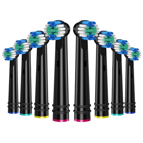REDTRON Pack de 8 Recambios para Oral B Cepillo de Dientes Eléctrico, Precision Clean Cepillos Electricos Recambio para Oral B Cabezales de Recambio Fit for Pro Vitality Smart Genius Series