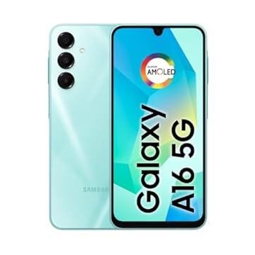 Celular Samsung Galaxy A16 5G, 128GB + 4GB RAM, Câmera de até 50MP, Tela 6.7", NFC, IP54, Bateria 5000 mAh - Verde Claro