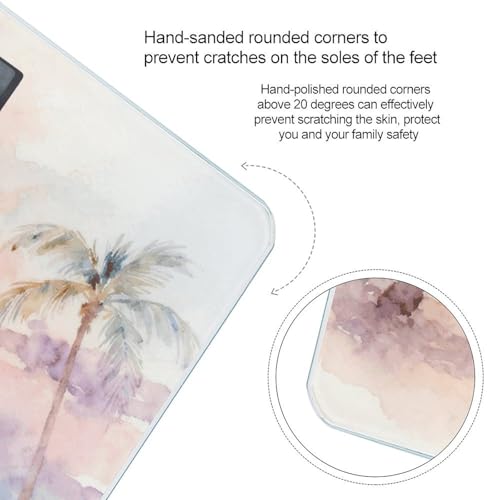 Báscula Digital de Baño Tropical Sunset con Pantalla LCD miniatura 4